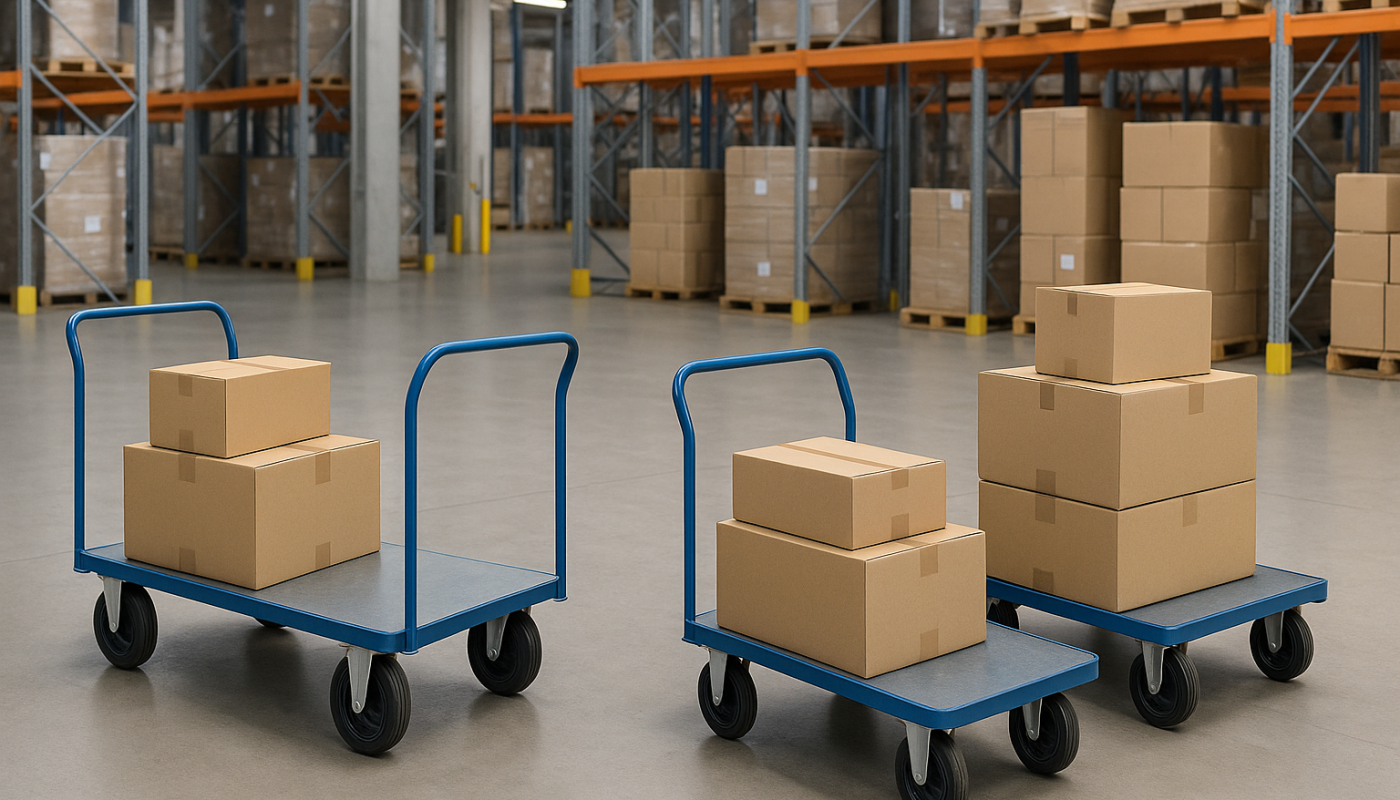 Wózki platformowe – uniwersalne rozwiązanie dla magazynu