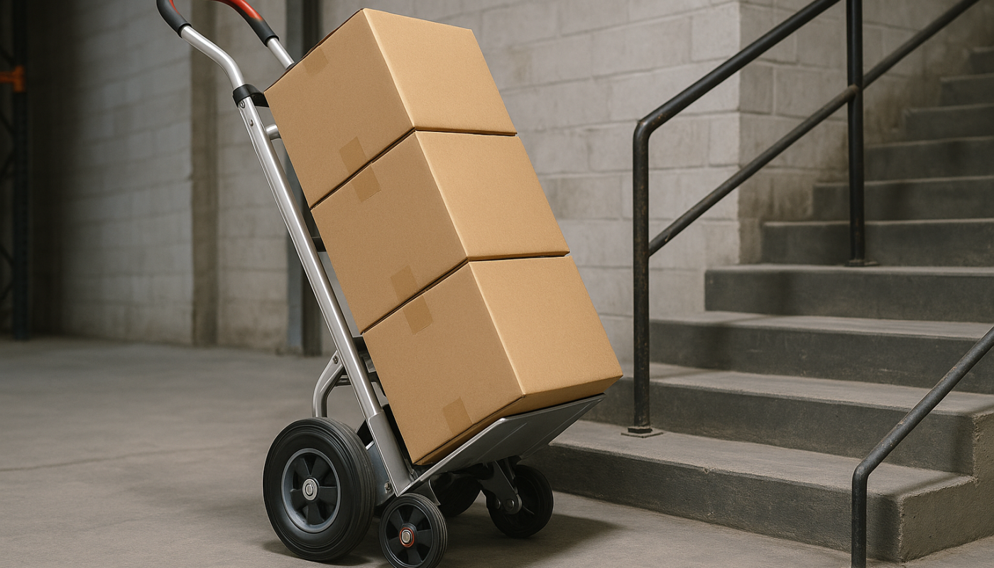 Wózki schodowe – transport towarów w trudnych warunkach