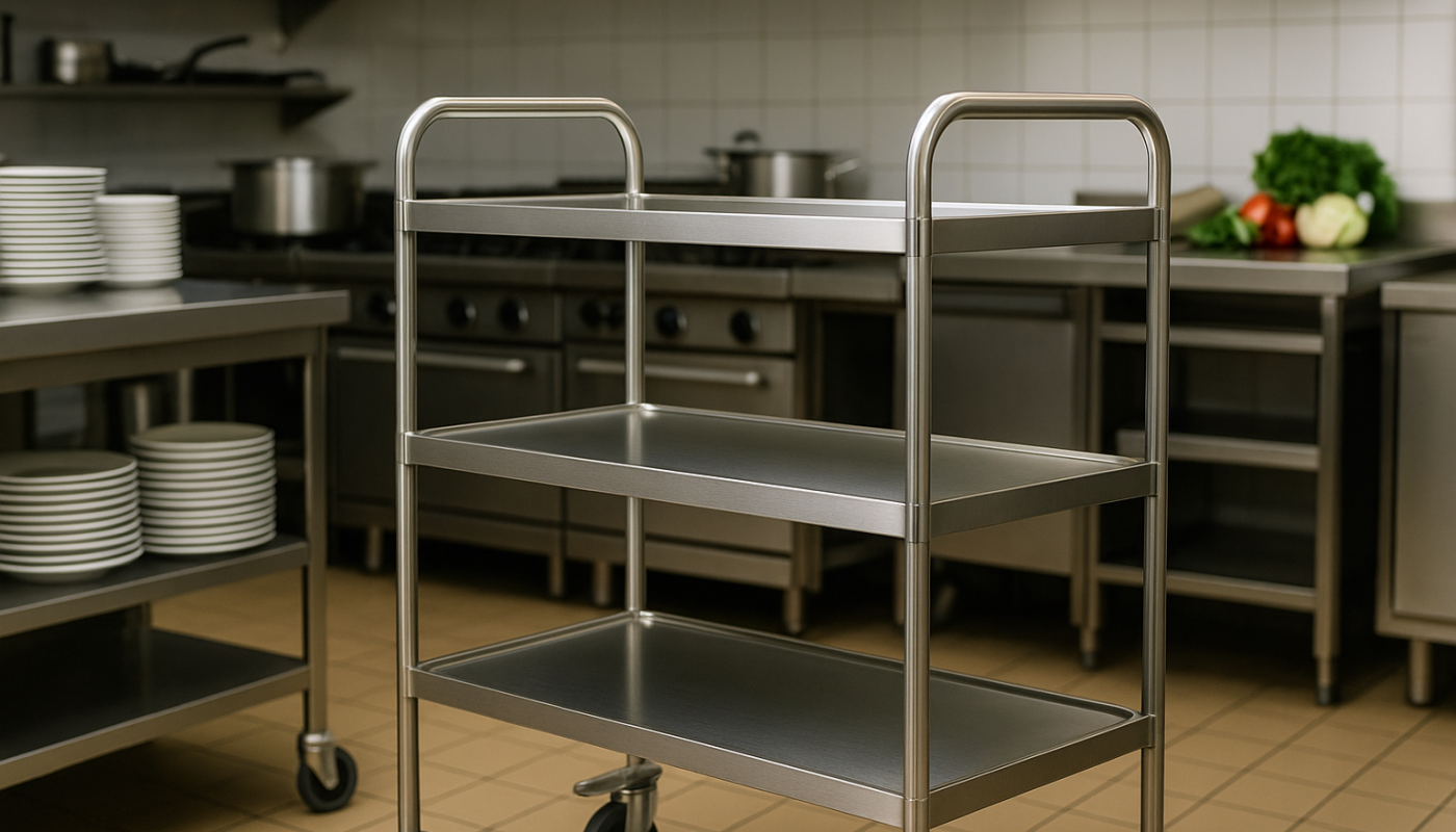 Wózki gastronomiczne – mobilność w kuchni