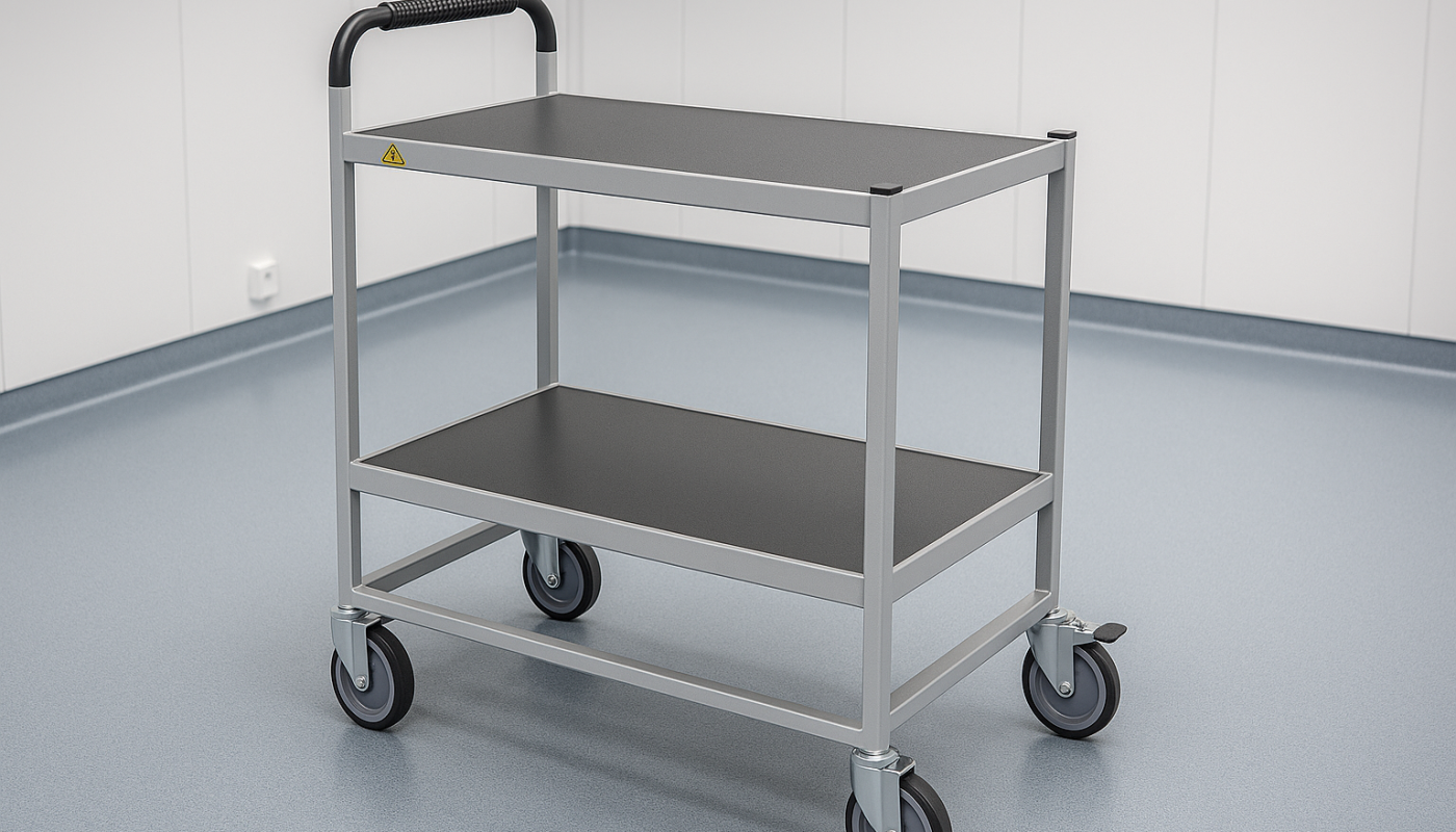 Wózki ESD – ochrona przed wyładowaniami elektrostatycznymi