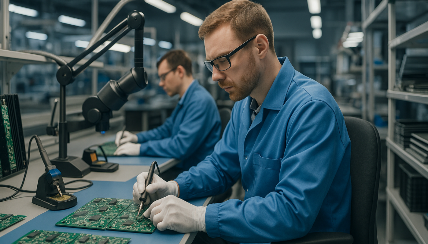 Stoły montażowe w produkcji elektroniki – ergonomia i precyzja.