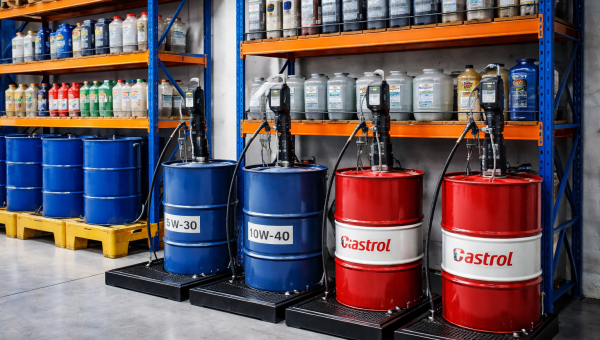 Systemy przechowywania na oleje silnikowe w magazynie