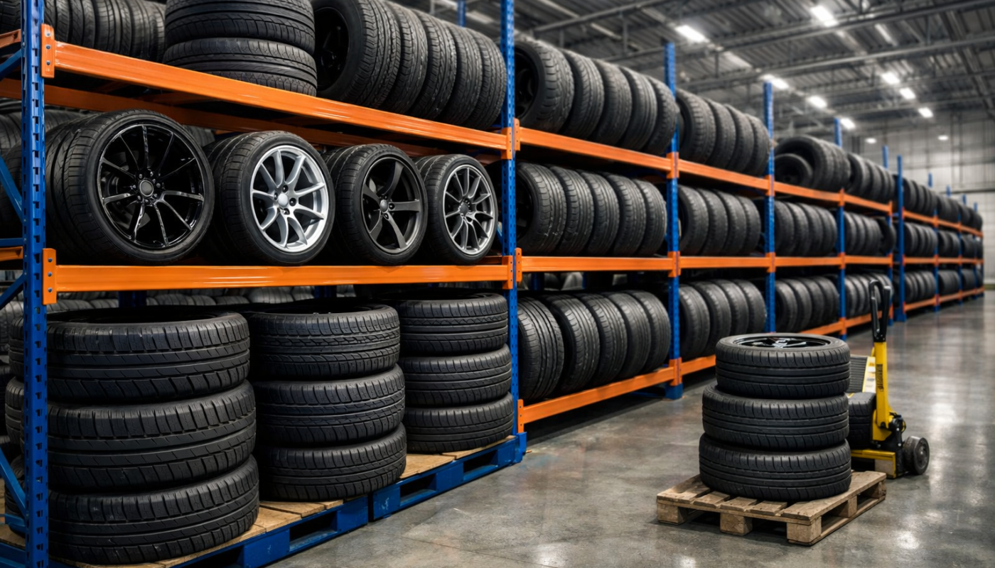 Regały na opony niskoprofilowe na zamówienie