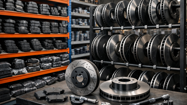 Regały na klocki hamulcowe i tarcze na zamówienie