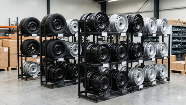 Ekspozytory na felgi stalowe 15 cali producent