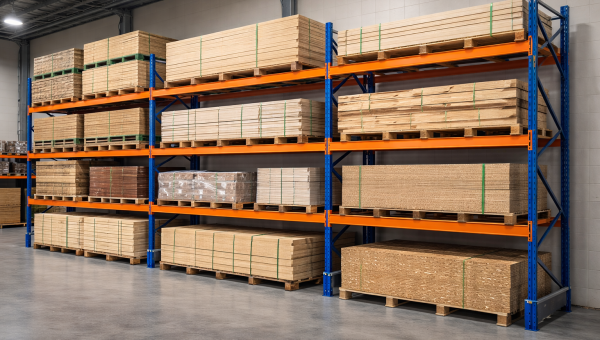 Regały paletowe na surowce drewniane na zamówienie